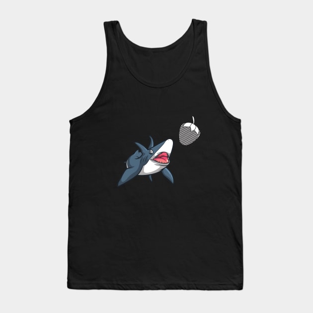 strawberry shark Tank Top by dsbsoni